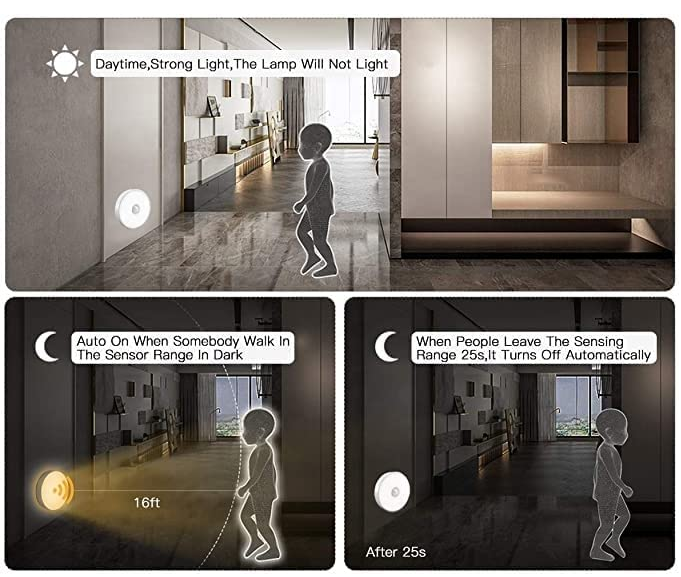 Motion sensor lights