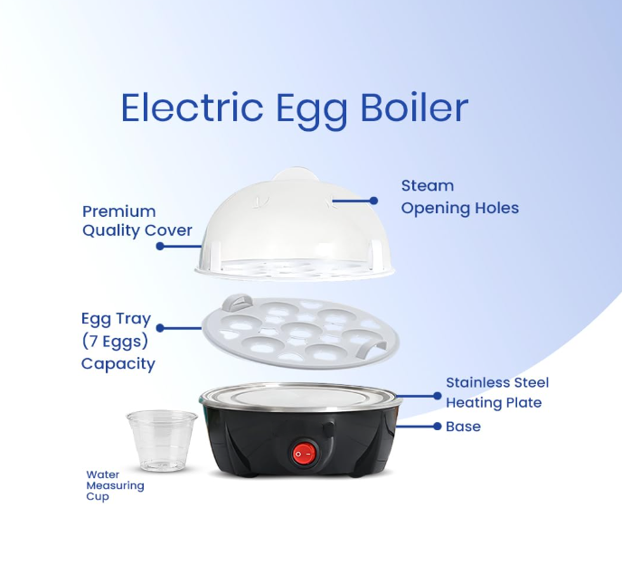Electric egg boiler