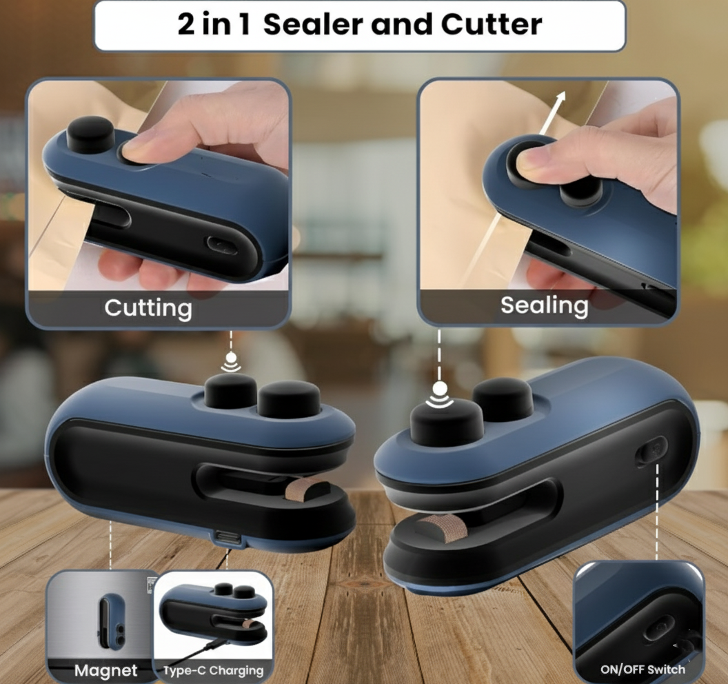 Vacuum packet sealer